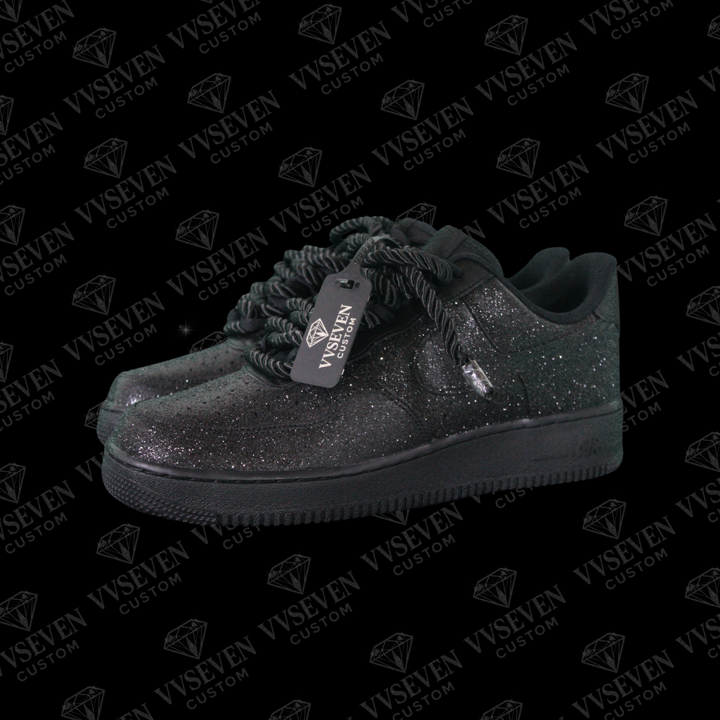 Air Force 1 Custom “Crystal Black” - VVSEVENCUSTOM