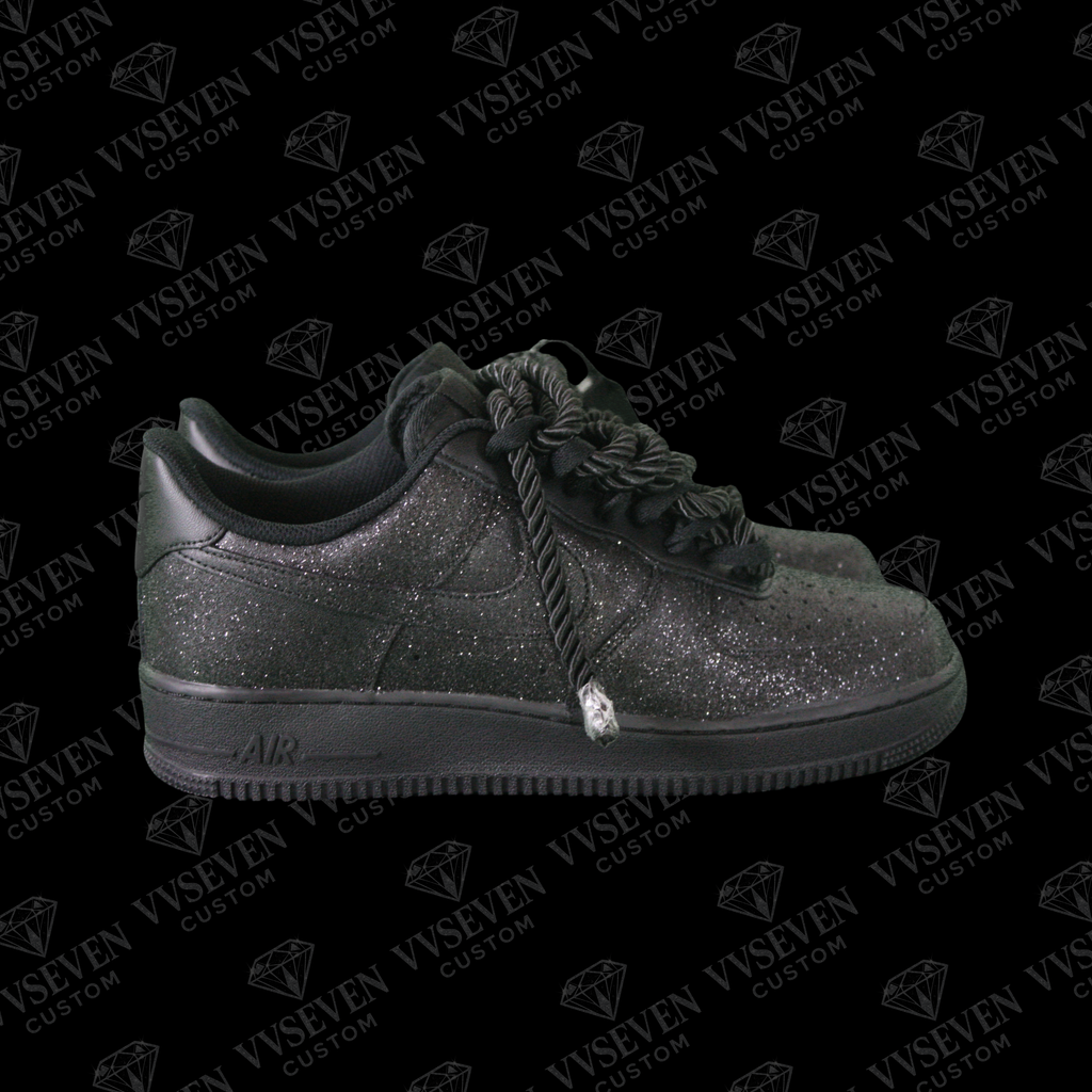 Air Force 1 Custom “Crystal Black” - VVSEVENCUSTOM