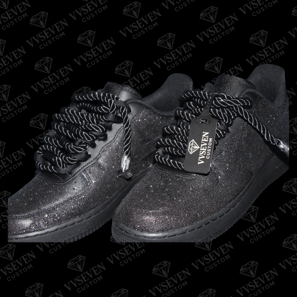 Air Force 1 Custom “Crystal Black” - VVSEVENCUSTOM